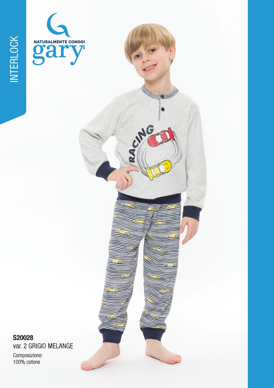 PIGIAMA BAMBINO M/L S20028 Tellini S.r.l. Ingrosso Abbigliamento